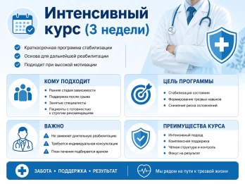 Реабилитация за 21 день в Аткарске